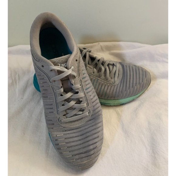 Asics Shoes - Asics Women's Dynaflyte 2 Womens Size 7.5 Running Shoe Gray Teal FlyteFoam